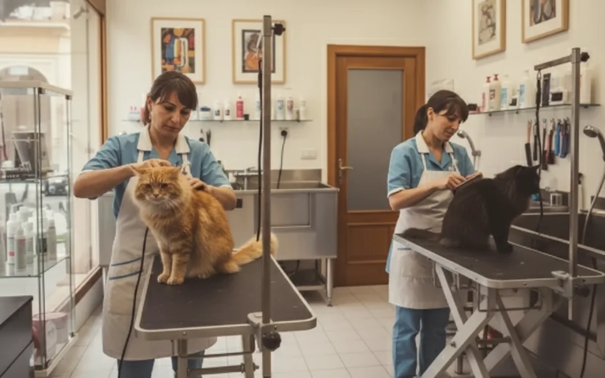 Peluquería especializada en gatos nerviosos