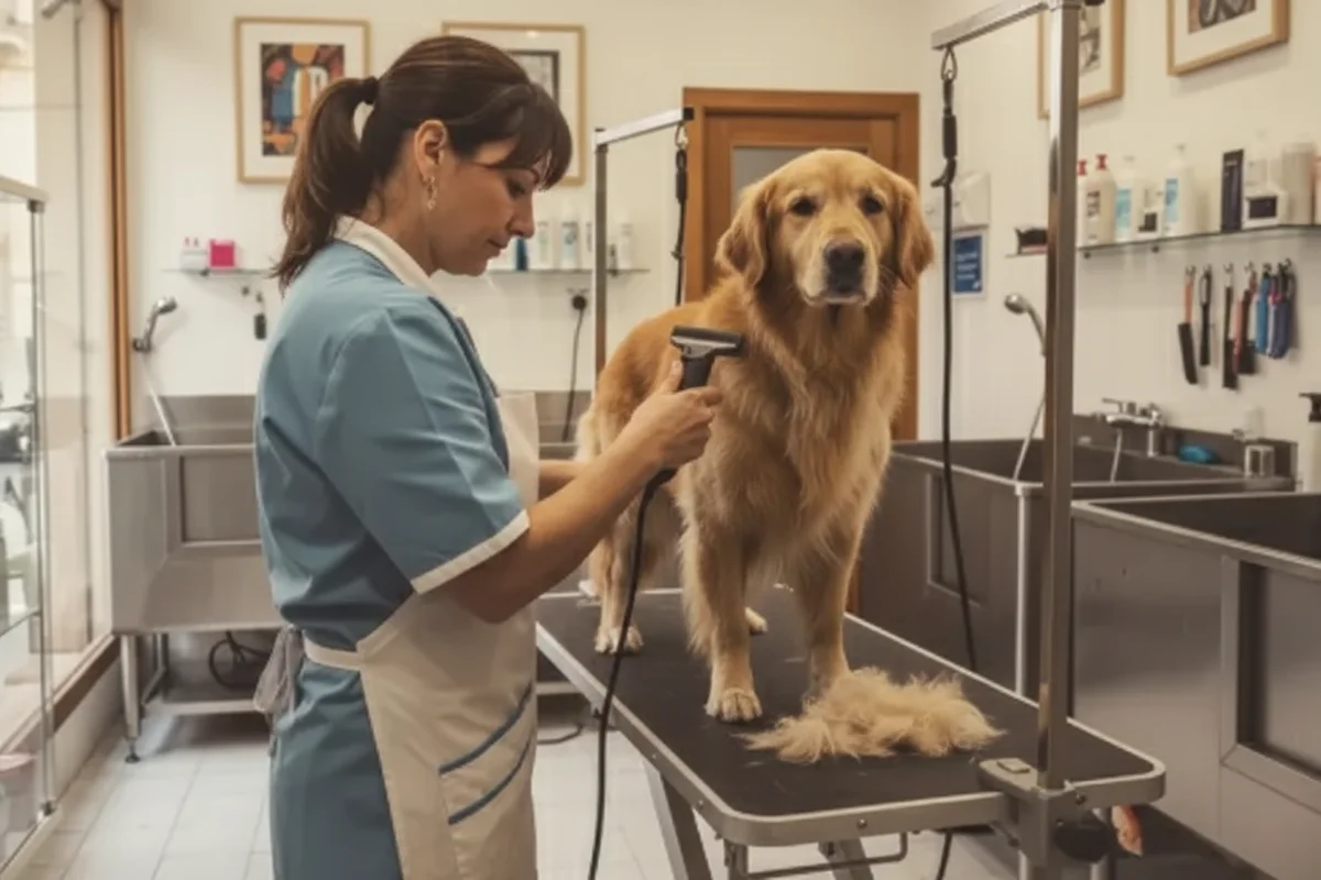 Deslanado profesional para perros de doble capa en MixPeludos Madrid