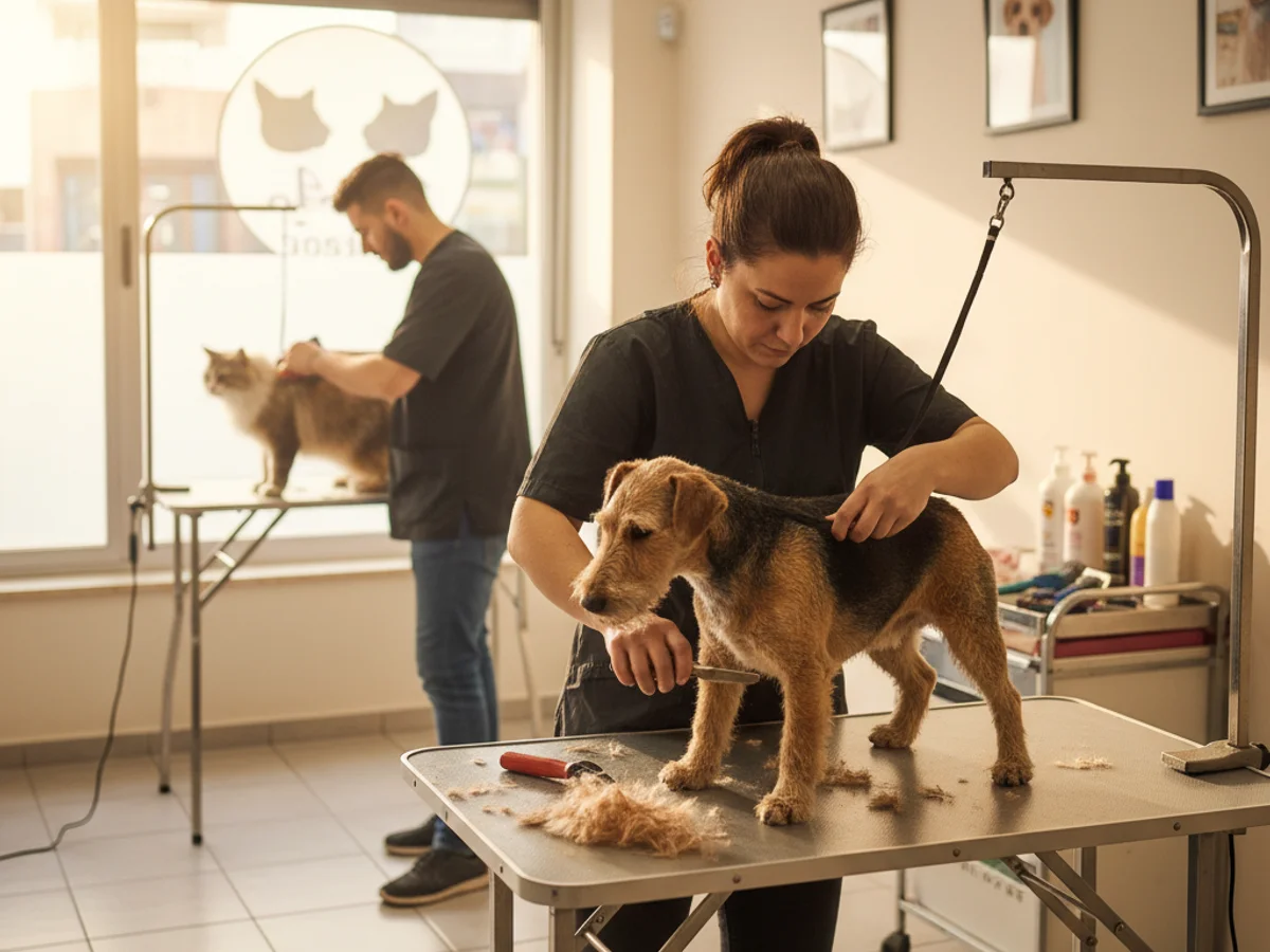 Stripping profesional para perros en Madrid - MixPeludos