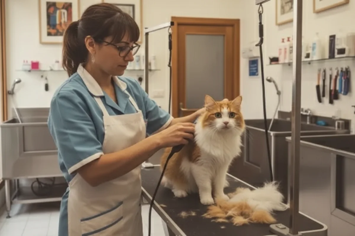 Peluquería felina sin anestesia en MixPeludos